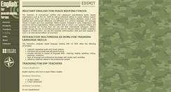 Desktop Screenshot of militaryenglish.com