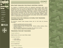 Tablet Screenshot of militaryenglish.com